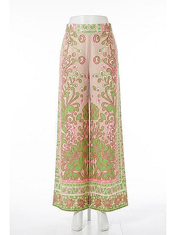Trina Turk Federer Wide-Leg Pant in Multi (view 1)
