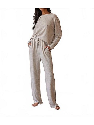Strut This Women's Channing Jogger in Oat (view 2)
