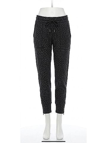 Sundays Palmer Print Jogger in Black Chetah Print (view 1)