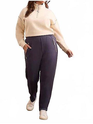 Tribal Relaxed Ankle Pant in Blue (view 2)