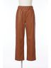 Mud Pie Solid Brown Ballard Leather Pants in Tan Size S - photo 1