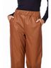 Mud Pie Solid Brown Ballard Leather Pants in Tan Size S - photo 4