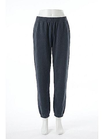 LNA Aspyn Jogger Pants in Stone Wash Navy (view 1)