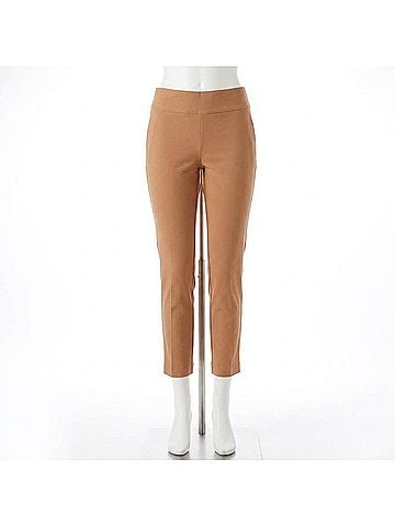 up! Pull-On Petal Ankle Trouser Pant in Chipmunk (view 1)