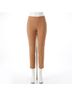 up! Solid Brown Pull-On Petal Ankle Trouser Pant in Chipmunk Size 12 - photo 1