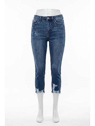 YMI Jolie Skinny Jean in Dark Wash (view 1)