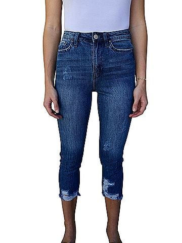 YMI Jolie Skinny Jean in Dark Wash (view 2)
