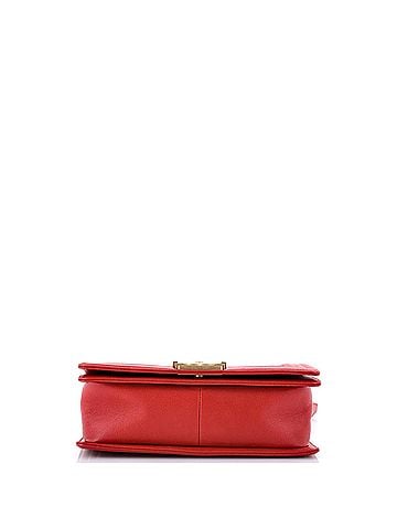 Chanel Boy Flap Bag Chevron Caviar Old Medium (view 2)
