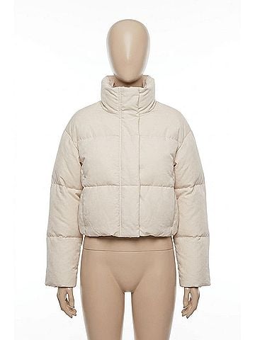 Dèluc Cornus Puffer Jacket in Crystal Grey (view 1)