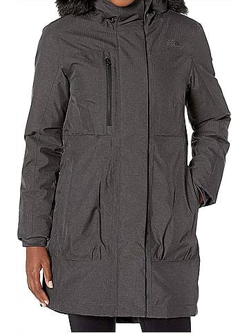 The North Face Downtown Parka in Tnf Dark Grey Heather (view 2)