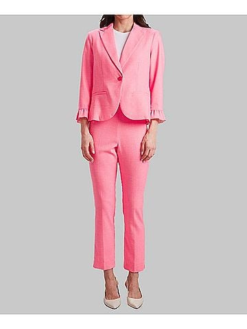 Peace of Cloth Hampton Tweed Gia Blazer in Pink (view 2)