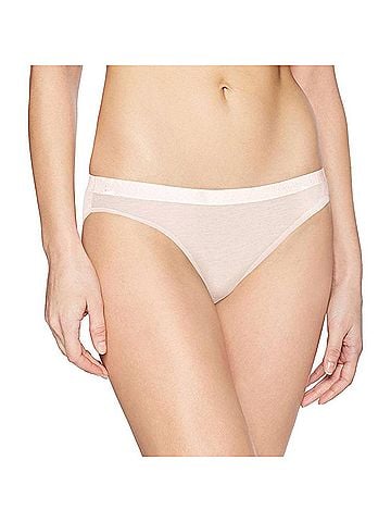 Calvin Klein Women's Structure Cotton Bikini Panty in Nymphs Thigh (view 2)