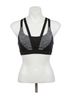 TLF Gray Strappy Devant Low Impact Bra in Stone Size S - photo 1