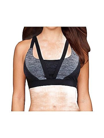 TLF Strappy Devant Low Impact Bra in Stone (view 2)