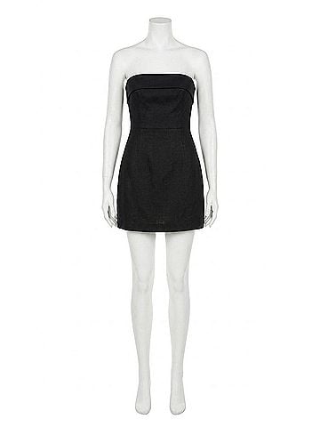 Nude Lucy Lyra Mini Dress in Black (view 1)