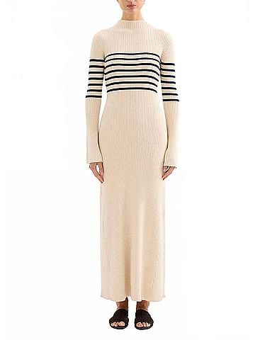 Nude Lucy Misha Knit Dress in Beige (view 2)
