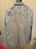 Frank & Eileen 100% Cotton Checkered-gingham Blue White Button-Down Shirt Size M - photo 4