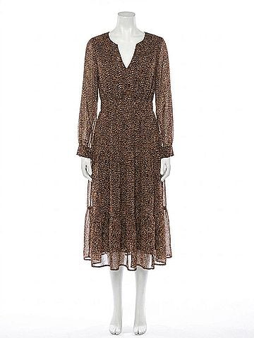 Tolani Arwen Flowy Dress in Leopard (view 1)
