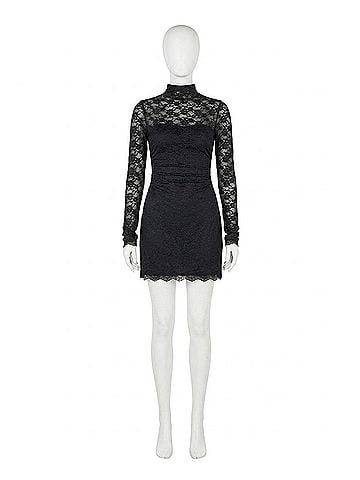 Hansen & Gretel Marco Lace Dress in Black (view 1)