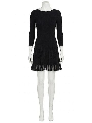 Milly Tabitha Mini Dress in Black (view 1)