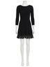 Milly Solid Black Tabitha Mini Dress in Black Size XS - photo 1