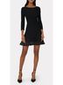 Milly Solid Black Tabitha Mini Dress in Black Size XS - photo 2