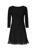 Milly Solid Black Tabitha Mini Dress in Black Size XS - photo 3