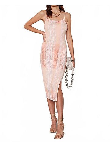 Tart Collections Jayci Midi Dress in Sunset Tie Dye (view 2)