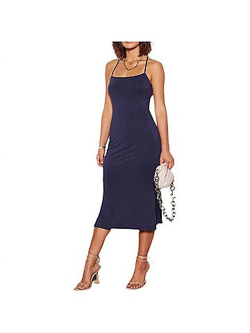 Tart Collections Kris Midi Dress in Peacoat (view 2)