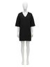 Samsoe Samsoe Solid Black Salula Mini Dress in Black Size S - photo 1