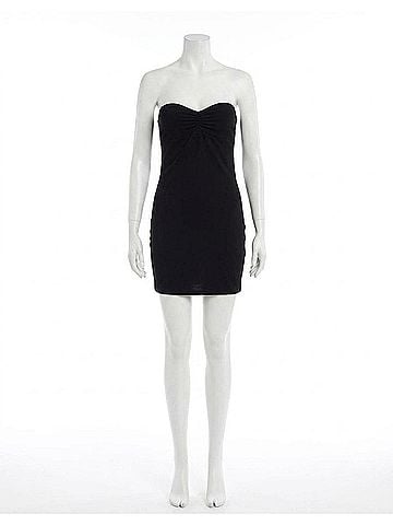 Michael Lauren Kreuger Sweetheart Tube Dress in Black (view 1)
