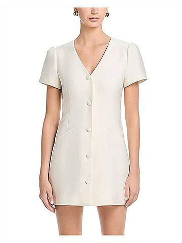 Free People Sundazed Mini Dress in White (view 2)