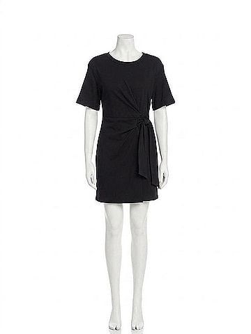 Fifteen Twenty Diana Side-Knot Dress in Black (view 1)