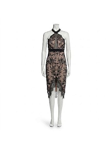 StyleStalker Allendle Midi Dress in Black (view 1)