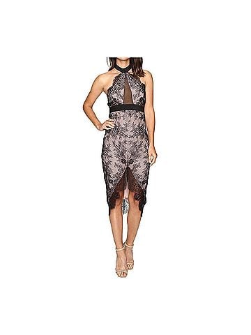 StyleStalker Allendle Midi Dress in Black (view 2)