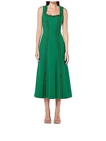Elliatt ?âmeraude Dress in Jade (view 2)