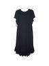 Chico's 100% Polyester Solid Black Cocktail Dress Size 16 - photo 2