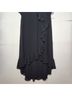 Chico's 100% Polyester Solid Black Cocktail Dress Size 16 - photo 6