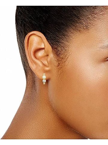 Kate Spade New York Women's Bubbly Bezel Earrings (view 2)