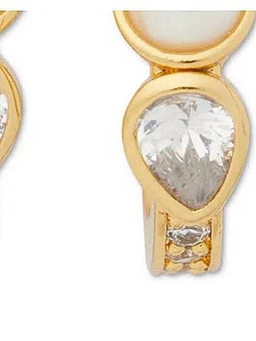 Kate Spade New York Women's Bubbly Bezel Earrings (view 2)