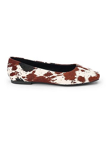 Matisse Women's Phillip Ballet Flat in Brown Calf Hair (view 1)