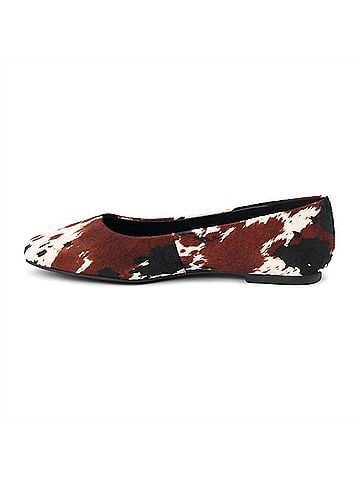 Matisse Women's Phillip Ballet Flat in Brown Calf Hair (view 2)
