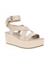 Matisse Brown Women's Pascal Wedge Sandals in Bone Size 6 - photo 3