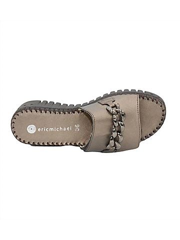 Eric Michael Women's Astoria Sandal in Pewter (view 2)