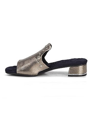 Ros Hommerson Women's Bizzy Slip-On Sandal in Pewter (view 2)