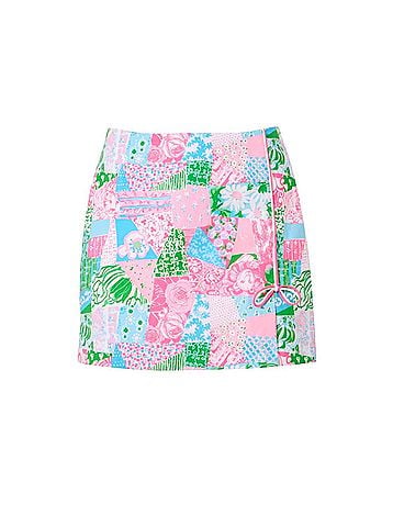 Lilly Pulitzer La Costa Mini Skort in Multi Crazy Quilt (view 1)