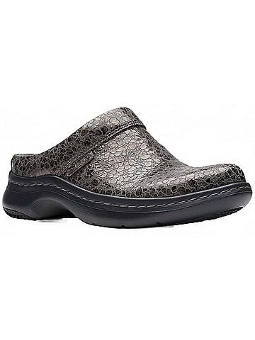 Clarks Women's Pro Clog in Gun Metal (view 1)