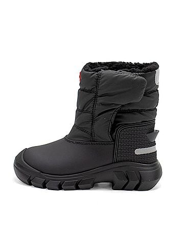 Hunter Toddler's Insulated Snow Boots in Black (view 2)
