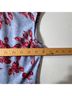 Lands' End Floral Blue Red Casual Dress Size 10 - photo 8