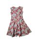 Lands' End Floral Blue Red Casual Dress Size 10 - photo 2